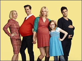 Elenco da série 'The new normal', que estreia em setembro nos Estados Unidos (Foto: Divulgação/NBC)