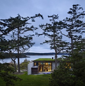 Cubierta cubierta Casa la Pierre Olson Kundig Architects