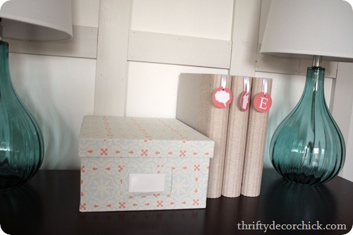 organizing paper clutter