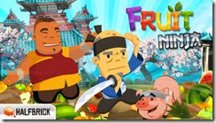 واجهة لعبة تقطيع الفواكة للأيفون Free Fruits Ninja