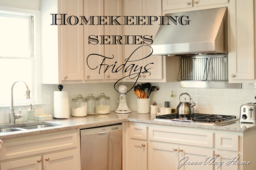Homekeeping series-fridays