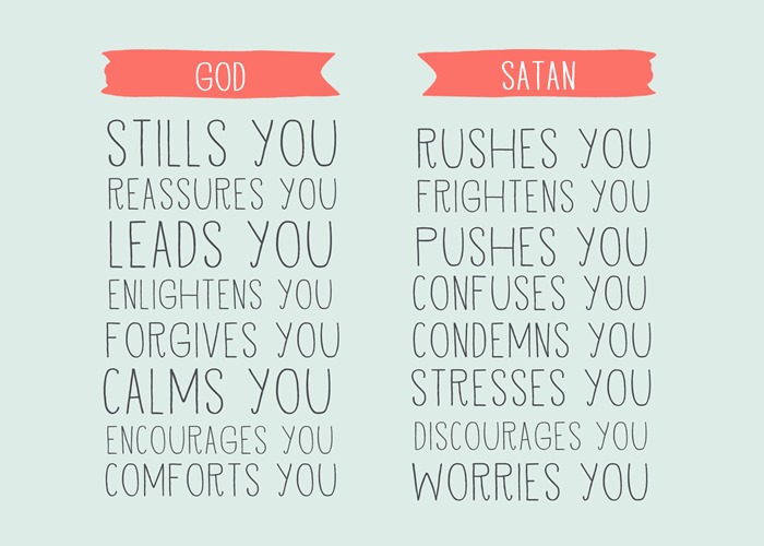 god vs satan