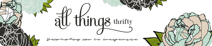 All Things Thrifty Home Decor and Accessories Header