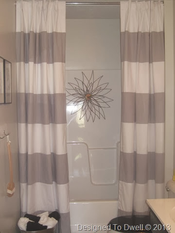 Double shower curtain