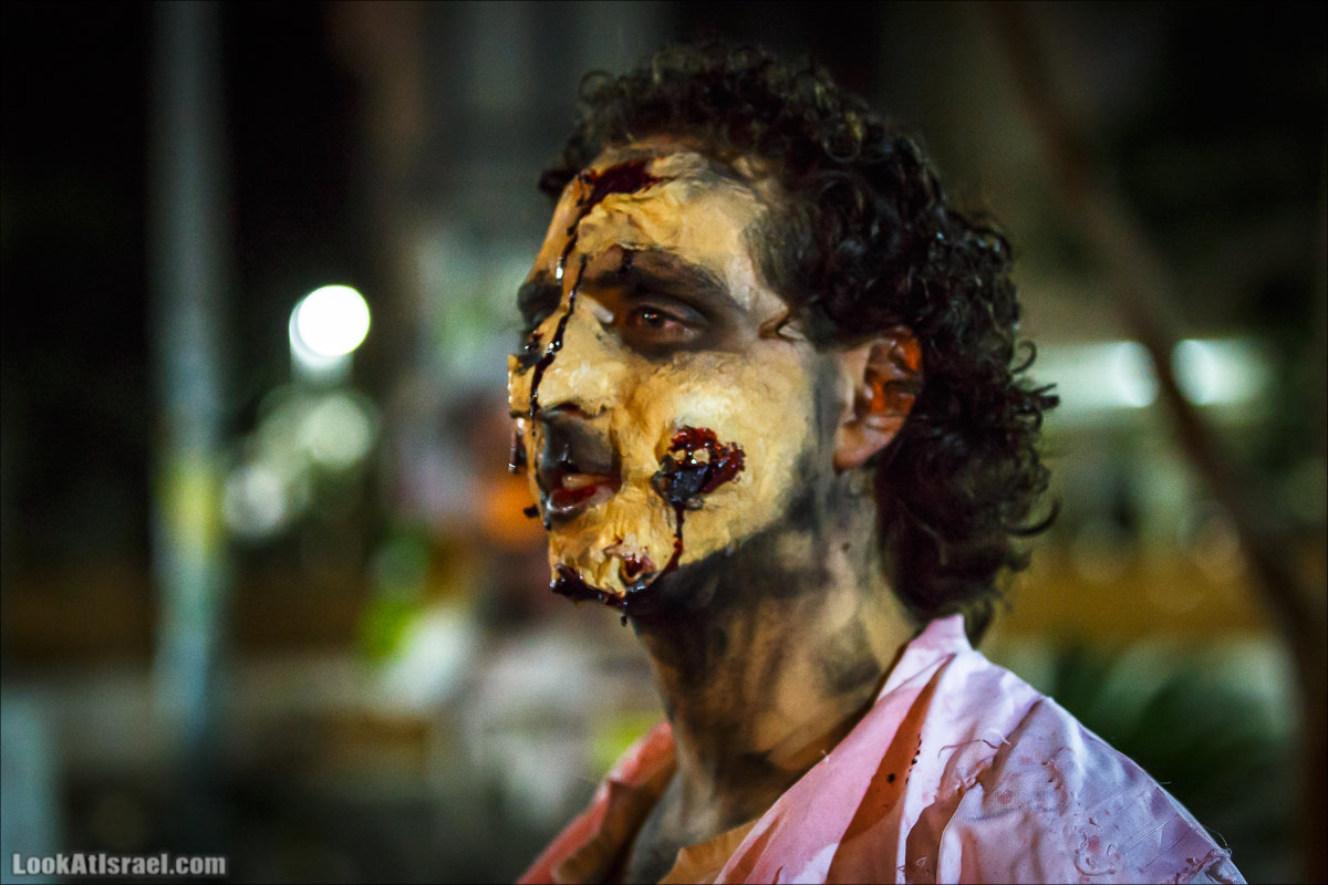LookAtIsrael.com - Парад зомби в Тель Авиве | Zombie walk TLV, Tel Aviv 2015 |  מצעד זומבים בתל אביב, צעדת הזומבים, זומבי ווק
