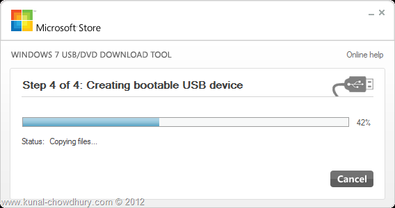 Create Bootable Windows 8 USB - Step 4 - Copy Required Files
