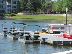 Florida Marriott Cypress Harbour boating area