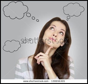 stock-photo-thinking-woman-with-many-ideas-in-empty-bubble-on-grey-background-looking-up-with-finger-at-face-130656305