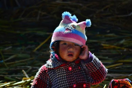 Lacul Tititcaca: Copil uros