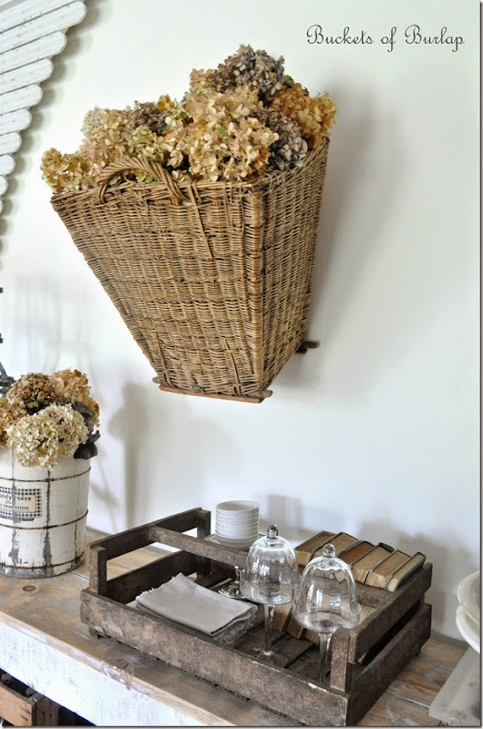 Dining room buffet basket