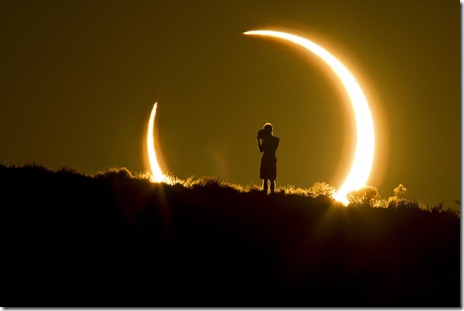 imagini eclipsa solara