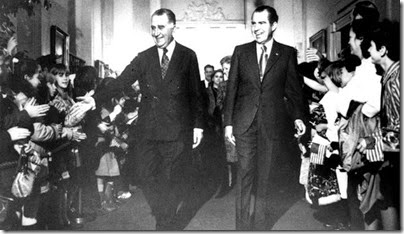 Apoio nos EU Nixon Medici