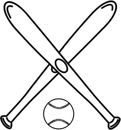 BASEBALL COLORING PAGES