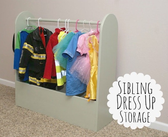 Sibling Dress Up Storage (Boy and Girl Dress Up)