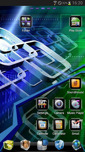 Tech GO Launcher EX Theme