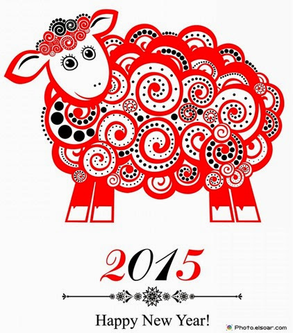 новогодние открытки 2015