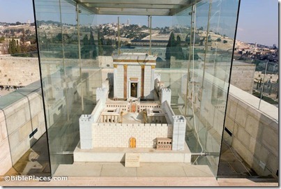 Temple model overlooking Temple Mount, tb010312507