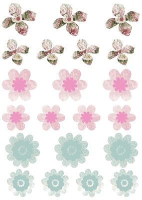 Floral Elegance Elements Sheet - Flowers 2