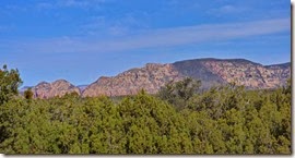 Rocks and Mountains South of Flagstaff near Sedona