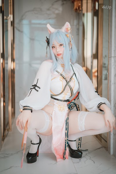 DJAWA Photo – Bambi (밤비) Le Chat Porte un Qípáo