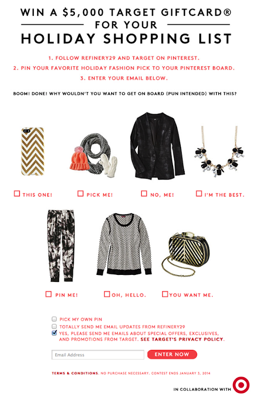 Win $5,000 from Target + Refinery29!