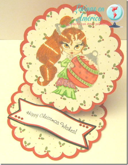 Lucy Sunshine Digital stamps - Isabella Christmas Ornament digi - Latinas en America - Ruthie Lopez - My Hobby = My Art 2