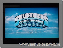 Skylanders Start Bildschirm