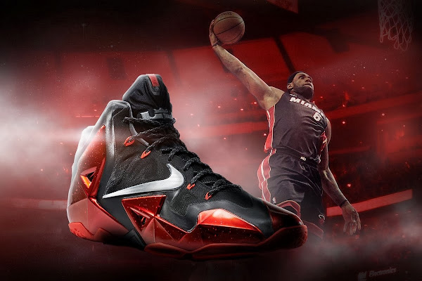 conjunto estimular Buscar Release Reminder: Nike LeBron XI (11) Miami Heat Away | NIKE LEBRON - LeBron  James Shoes