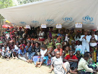 Des regugiés pris en charge par le HCR au Sud-Kivu en RDCongo, 6/10/2010.