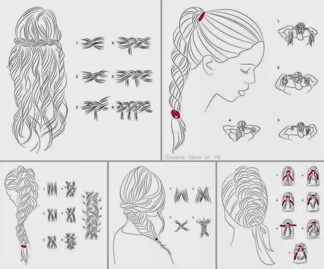 Comment faire des tresses de toute sorte ? - Idées Fait Main
