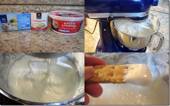 Cheesecake Dip Collage