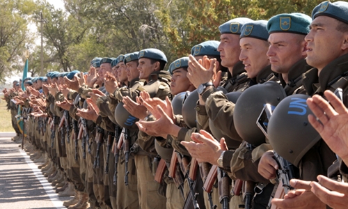 Международные миротворческие учения "Степной орел-2013"