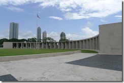 One of the Hemicycles at the Manila American Cemetery