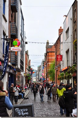 Dublín. Panorámica de una de las calles de Temple Bar - DSC_0489