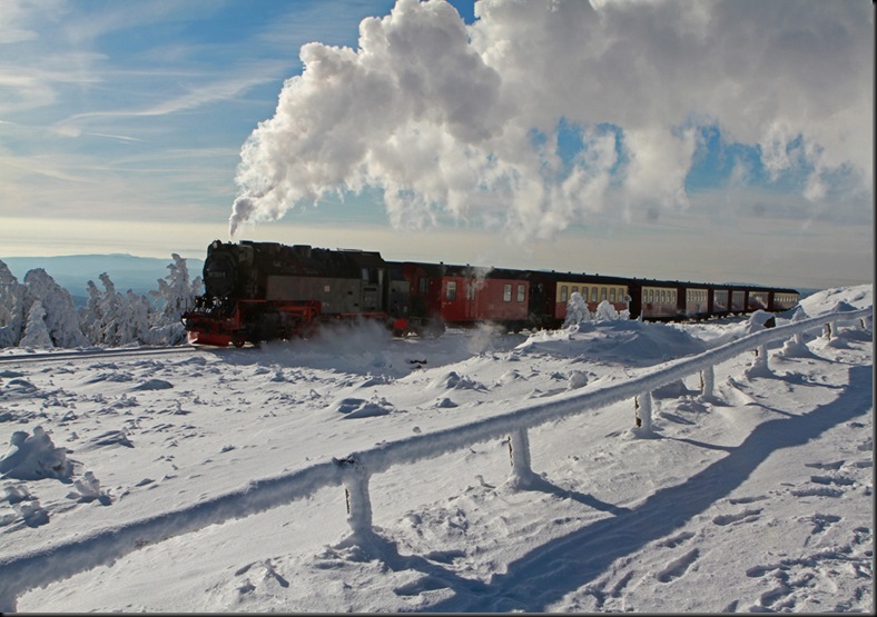 GERMANY WEATHER SNOW RAILWAY