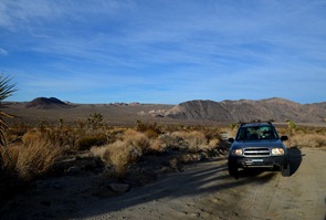 geology road in JTNP