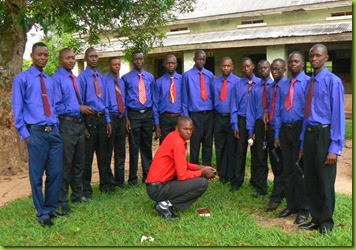 Youth choir in Mutoto