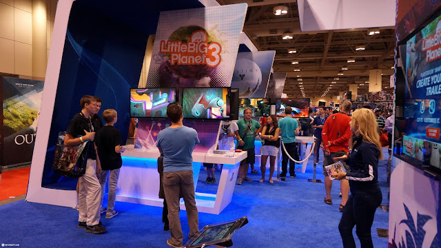 Little Big Planet 3 booth at Fanexpo 2014 in Toronto, Canada 