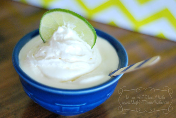 Passionfruit sorbet frozen custard--guest post on Just us Four
