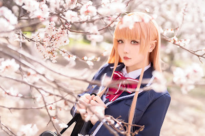 Coser@星之迟迟Hoshilily 2024年04月计划赠品 邻家的天使同学-椎名真昼