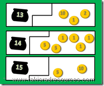 Pot of Gold Self Correcting Puzzle helps students with number combinations.