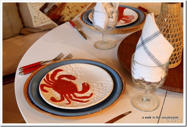 crab plates from World Market