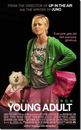movie poster for Young Adult starring Charlize Theron