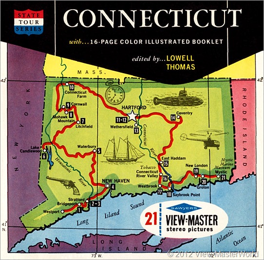 View-Master packet cover Connecticut (A750)