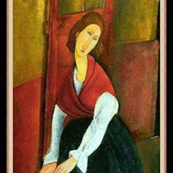 Modigliani, Jeanne Hébuterne in Red Shawl.jpg