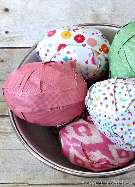Craft Paper Easter Eggs1