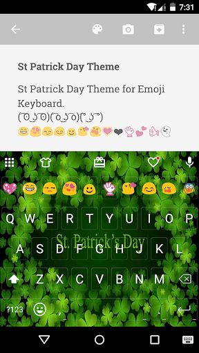 St. Patrick Day Emoji keyboard