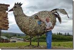Bumble says, "That's one big chicken!"