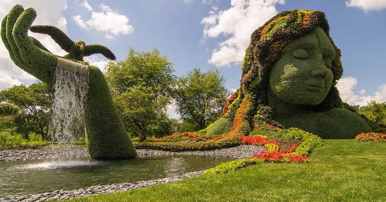 Mosaiculture Exhibition 2018 At Montreal Botanical Garden Amusing Planet Montreal Botanical Garden, Montreal Garden Sculpture