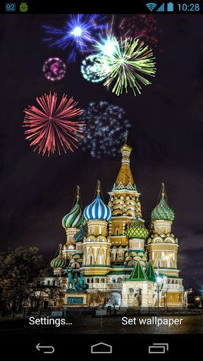 【免費個人化App】Fireworks Live Wallpaper-APP點子